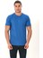 2'li Erkek Bisiklet Yaka Tişört Regular Fit Pamuk Basic T-Shirt 2