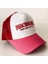 Mackbear Ayarlanabilir Unisex Şapka Beyaz Pembe 1