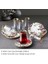 Flora 23 Parça Seramik Meyvelikli Pasta Sunum Tabağı Kombin Set - KUP105F 3