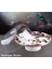 Flora 23 Parça Seramik Meyvelikli Pasta Sunum Tabağı Kombin Set - KUP105F 5
