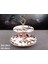 Flora 6 Kişilik Seramik Meyvelikli Çay Bardaklı Pasta Sunum Tabağı Kombin Set - KUP106F 4