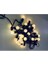 5 Metre 28 Led Fişli Sarı Işık Mini Top Led Siyah Kablo 1
