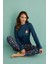 Kadın Bisiklet Yaka Termal Pijama Takımı 14101/14 - 1 Adet 1