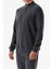 Fitilli Dik Yaka Yarım Fermuarlı Sweatshirt 5