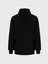 Sloganlı Kapüşonlu Fermuarsız Regular Fit Siyah Sweatshırt 2