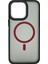 Apple iPhone 15 Pro Uyumlu Metal Çerçeveli Skın Frıendly Magsafe Seri Arka Koruma Kılıf 1