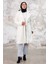 Duha Tesettür Peluş Kap 1218 - Beyaz 2