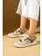 Bağcıklı Kaymaz Kırılmaz Taban Konforlu Kadın Sneakers 001-2100-VBEJ 1