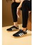 Şerit Detaylı Kaymaz Taban Bağcıklı Kadın Sneakers 001-030-24ÇT 1