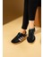 Şerit Detaylı Kaymaz Taban Bağcıklı Kadın Sneakers 001-030-24ÇT 2