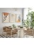 Ahşap Çerçeveli 3'Lü Tablo Home Ev Salon Oturma Odası Yatak Odası Balkon Dekor 3