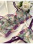 Çiçek Detaylı Mor Balenli Bralet Sütyen Takım 1