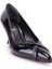 DZA07-725417 Siyah Rugan Stiletto Topuklu Kadın Ayakkabı 1