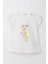 Kız Çocuk Tişört Süslü Fiyonklu Ördek Baskılı 1-4 Yaş, Ekru 1