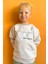 Erkek Çocuk Sweatshirt Yazı Baskılı 4-8 Yaş, Bej 1