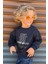 Erkek Çocuk Sweatshirt Yazı Baskılı 4-8 Yaş, Lacivert 4