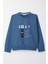 Erkek Çocuk Sweatshirt 4-8 Yaş, Indigo 1