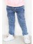 Erkek Çocuk Jean Pantalon Cepli 1-4 Yaş, Mavi 2