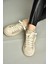T973599609 Bej Yüksek Bilekli Spor Ayakkabı Sneakers 1