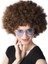 Kahve Renk Kıvırcık Afro Bonus Peruk 1