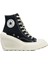 Chuck 70 De Luxe Wedge Hi Kadın Günlük Ayakkabı A06478C Siyah 1