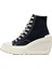 Chuck 70 De Luxe Wedge Hi Kadın Günlük Ayakkabı A06478C Siyah 2