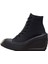 Chuck 70 De Luxe Wedge Hi Kadın Günlük Ayakkabı A08094C Siyah 2