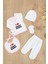 Kız Bebek Natural Pamuk Kumaş 5 Li Hastane Çıkışı Seti Stl6794 2