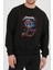 Metalica Metal Müzik Baskılı Siyah Kadın Erkek Pamuklu Sweatshirt Cu65 1