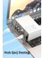 N336 Fuerza Pd 65W 3 Adet Type-C 3 Adet USB Şarj Aleti 3