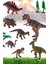 13 Parça Kovalı Oyuncak Dinozor Hayvanları Seti Hayvan Figür Oyuncağı Çocuk Zeka Gelişim Seti 6404 4