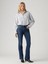725 Hıgh Rıse Bootcut Blue Wave Dark Kadın Jean Pantolon 1