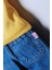 Kız Çocuk Gökkuşağı Nakış Detaylı Mom Jean Kot Pantolon 2