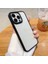 Iphone 13 Pro Max Metal Kamera Çerçeveli Kenarları Renkli Kılıf Siyah 2