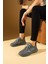 Bağcıklı Triko Rahat Taban Kadın Sneakers 001-0022-24Z 1