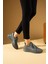 Bağcıklı Triko Rahat Taban Kadın Sneakers 001-0022-24Z 2