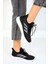 Bağcıklı Triko Rahat Taban Kadın Sneakers 001-0022-24Z 4
