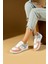 Bağcıklı Kaymaz Kırılmaz Taban Konforlu Kadın Sneakers 001-2100-MPUDRA 2
