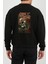 Guns N Roses Müzik Baskılı Siyah Kadın Erkek Pamuklu Sweatshirt Cu73 1