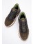 Erkek Kalın Taban Bağcıklı Comfort Sneaker Gerçek Deri Mc 20354 Haki 5