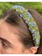 Turkuaz Doğal Taşlı Taç - Işıltılı Taşlar Ve Zarif Tasarım Kadın Saç Tacı 2