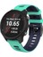 Huawei Watch Gt5 46MM Uyumlu Stride Renkli Tokalı Soft Silikon Kordon 1
