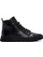 Erkek Siyah Bağcıklı Fermuarlı Deri Bilekli Sneaker 24WFD631118 1