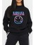 Nirvana Müzik Baskılı Siyah Unisex Kadın Erkek Pamuklu Sweatshirt CU79 2