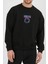 Nirvana Müzik Baskılı Siyah Kadın Erkek Pamuklu Sweatshirt Cu78 2
