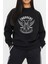 Choppers Motor Baskılı Siyah Kadın Erkek Pamuklu Sweatshirt Cu91 2