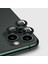 Apple iPhone 11 Pro Max Metal Çerçeveli Kamera Koruma Lensi Siyah 1