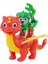 Paw Patrol Dinozorlu Kahraman Şövalyeler Oyun Seti - Rocky And Dragon Flame 20 cm 3