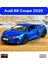 Audi R8 Coupe 2020 Çek Bırak Die - Cast Kapıları Açılabilen Metal Model Araba - Mavi 11.5 cm 4