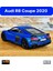 Audi R8 Coupe 2020 Çek Bırak Die - Cast Kapıları Açılabilen Metal Model Araba - Mavi 11.5 cm 5